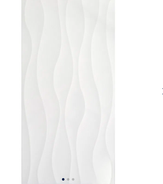 CERAMICA BLANCA DISEÑO ONDULADO 31X60 1,84M2