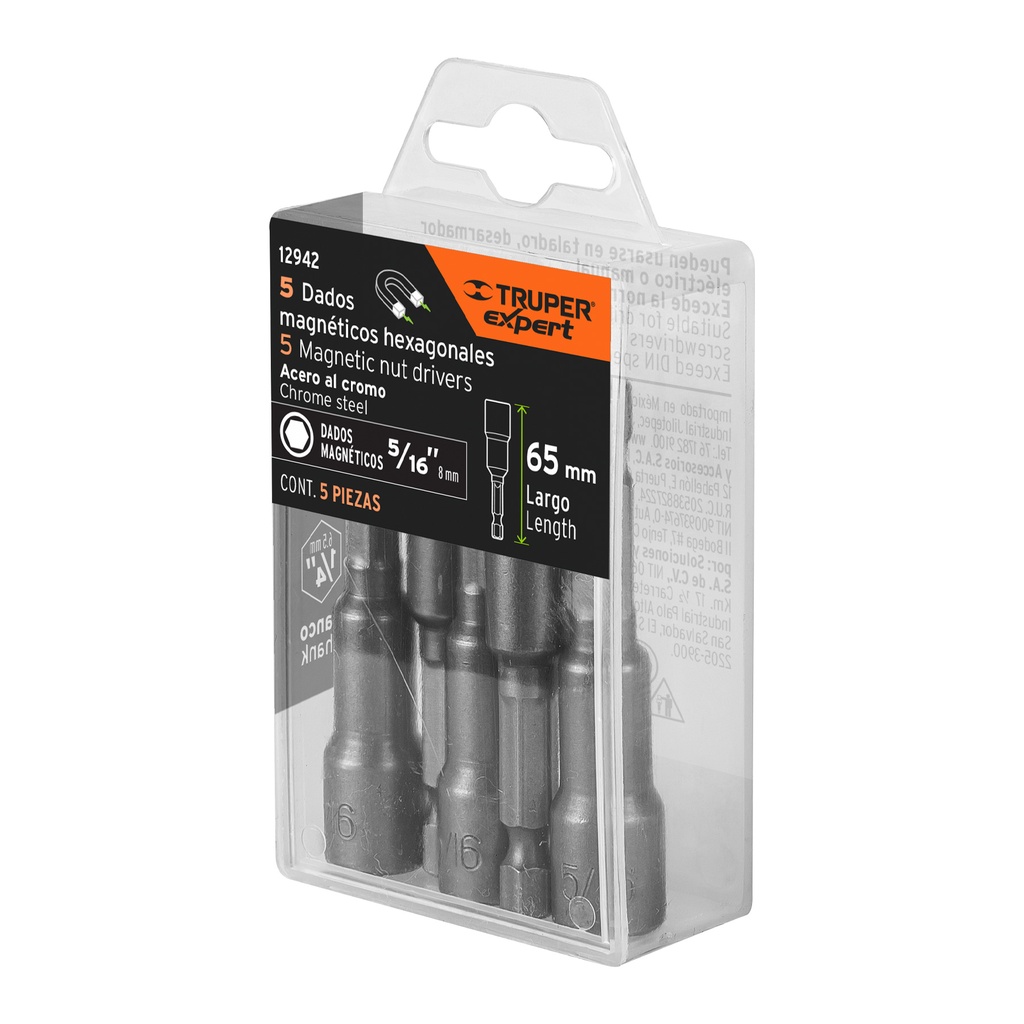 Z2/ DADO HEXAGONAL PARA TALADRO 65MM UN