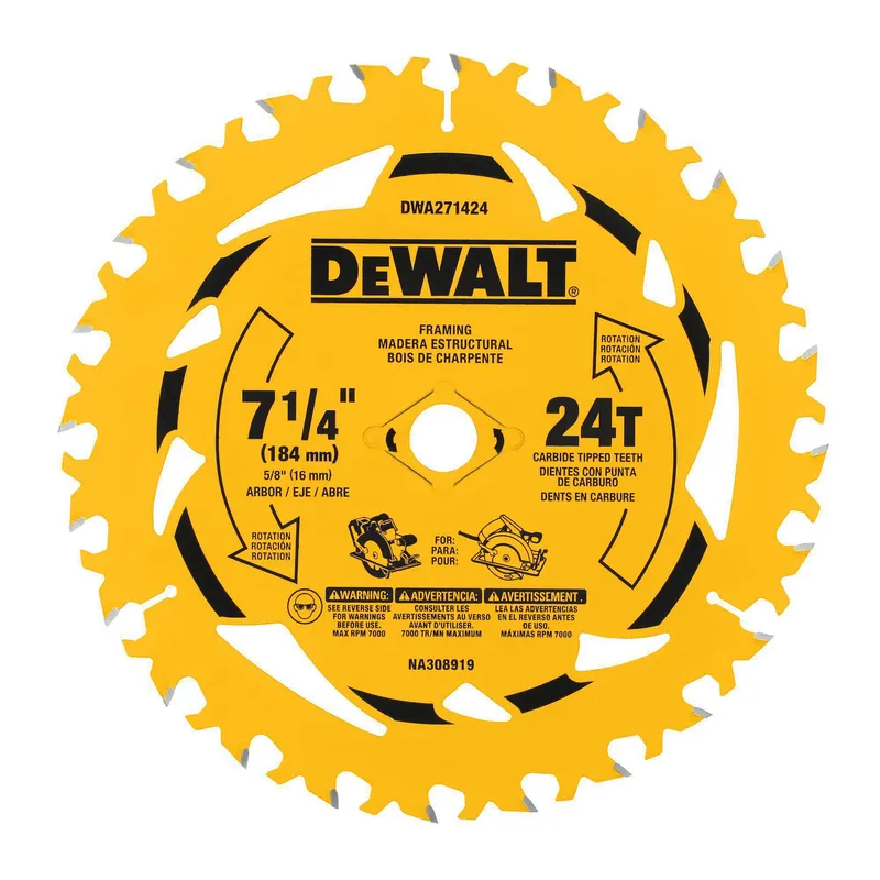 DISCO SIERRA DEWALT 7.1/4 24 DTS