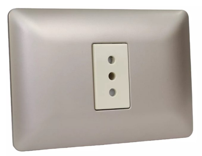 Z2/MODULO 3916 ENCHUFE SIMPLE CHAMPAGNE