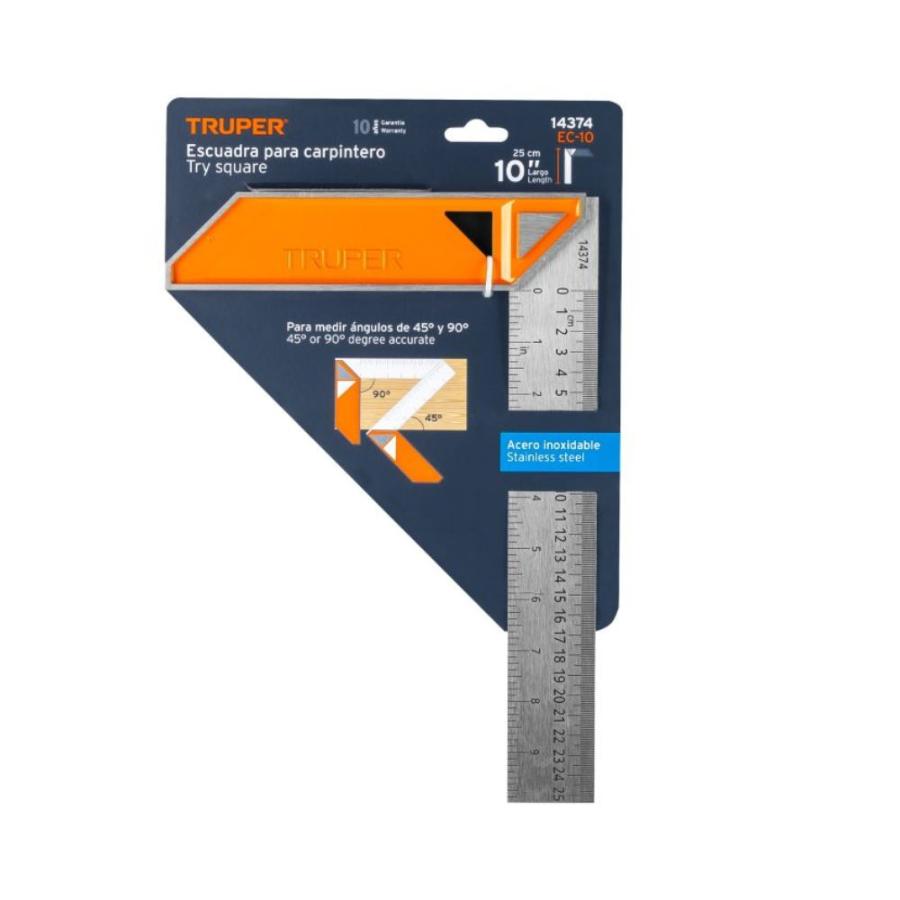 ESCUADRA CARPINTERA TRUPER  10"