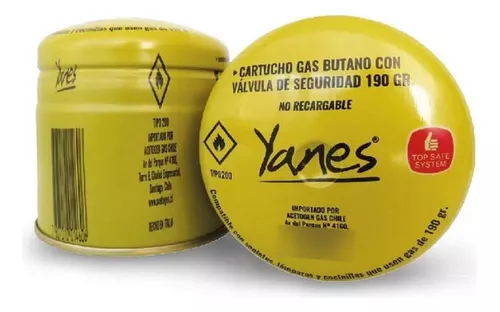 GAS BUTANO YANES 190GR