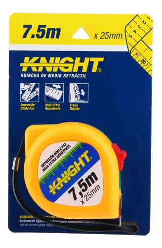 HUINCHA 7.5 MTS KNIGHT