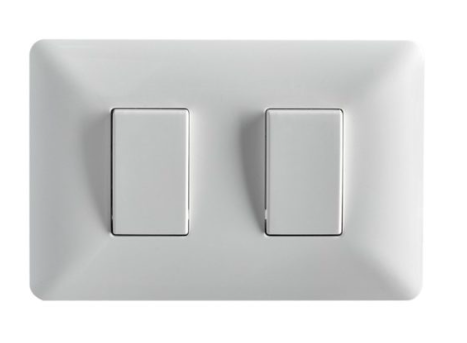 Z2/ MODULO 1912 INTERRUPTOR DOBLE BLANCO