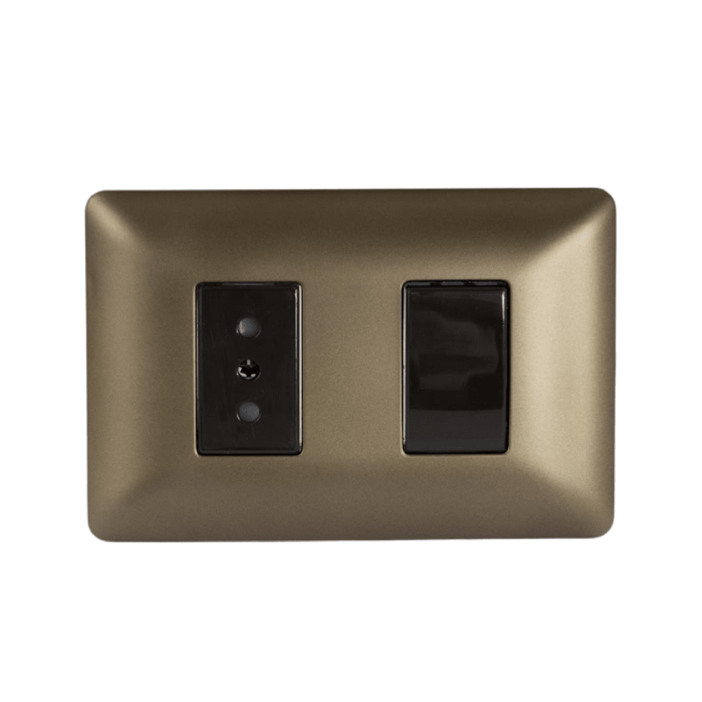Z2/ MODULO 4915] INTERRUPTOR SIMPLE /ENCHUFE CAFE
