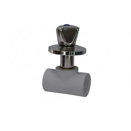 LLAVE DE PASO CROMADA PPR 20MM