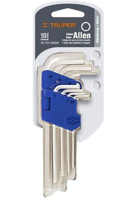 SET LLAVE ALLEN TRUPER 10 PZ