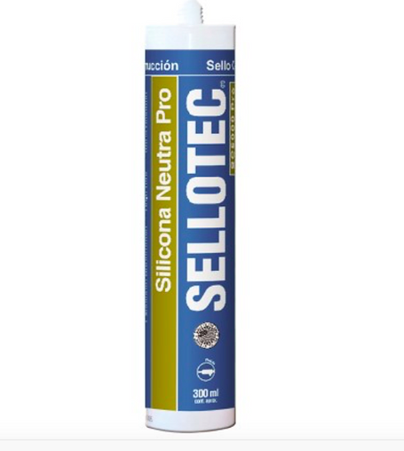 SILICONA NEUTRA TRANSPARENTE SELLOTEC 300ML