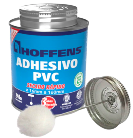 ADHESIVO PVC HOFFENS C/PINCEL 60CC