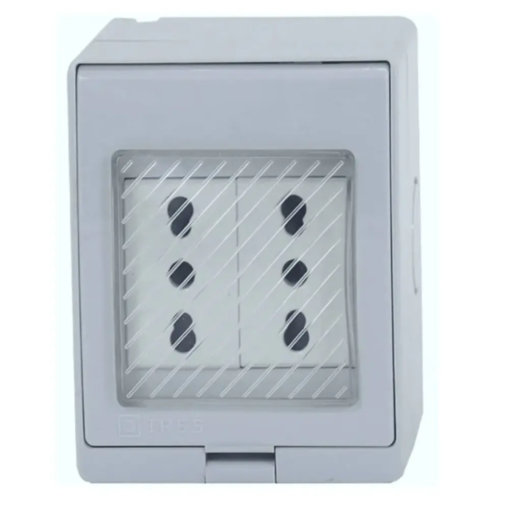 HIDROBOX ENCHUFE DOBLE 10/16A