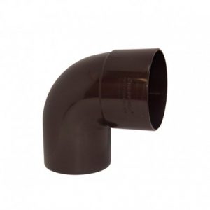 CODO CANALETA H-H CAFE 80MM 90°