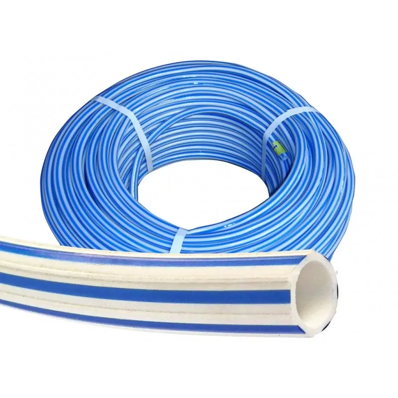 MANGUERA BICOLOR AZUL Y BLANCA 1/2