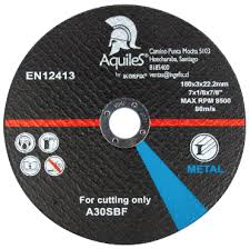 Z2/ DISCO CORTE METAL AQUILES 8"