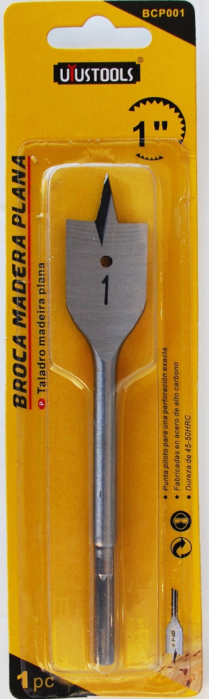 BROCA MADERA PLANA 1" UYUSTOOLS