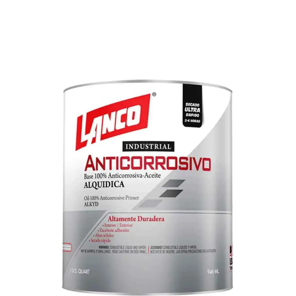 ANTICORROSIVO INDUSTRIAL NEGRO LANCO GL