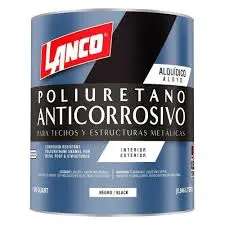 ANTICORROSIVO DE POLIURETANO NEGRO LANCO GL
