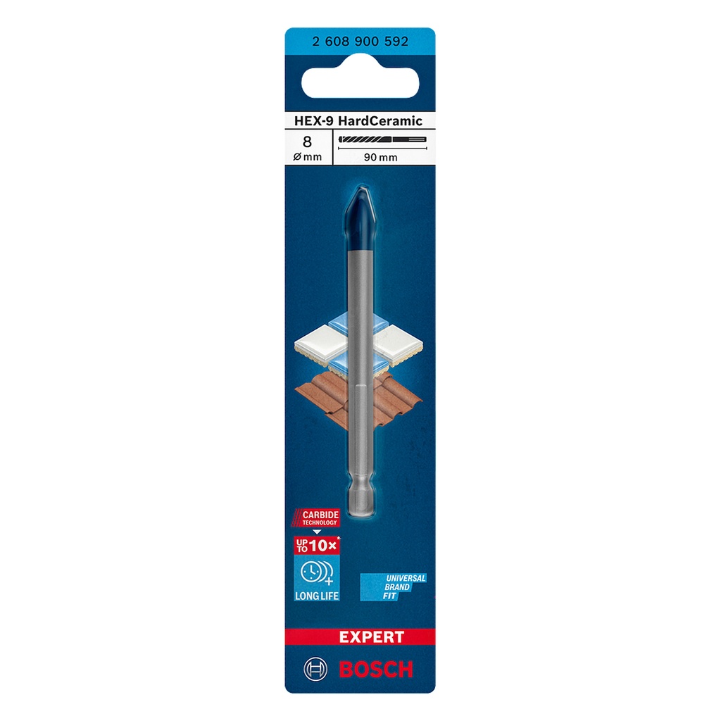 BROCA CERAMICA BOSCH 10 MM