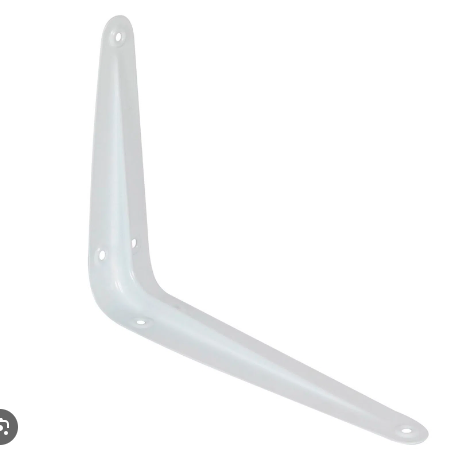 10 ESCUADRA 12X14 SOPORTE BLANCA