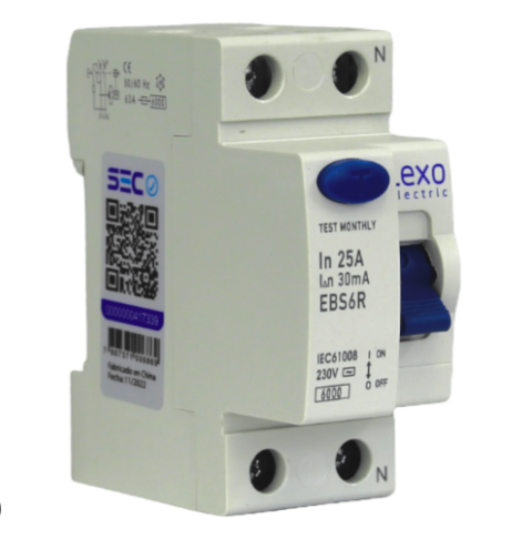 INTERRUPTOR DIFERENCIAL 2X25A 30 MA LEXO COD5300226 