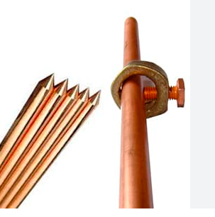 BARRA COOPER COBRIZADA TIERRA 1/2X1.5 C/CONECTOR