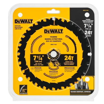 Z2/ DISCO SIERRA DEWALT 7.1/4 24 DTS