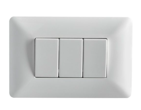 [2913] Z2 / MODULO 2913 INTERRUPTOR TRIPLE BLANCO
