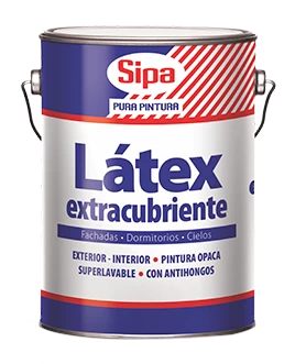 E1/B4 LATEX EXTRACUBRIENTE BLANCO SIPA 