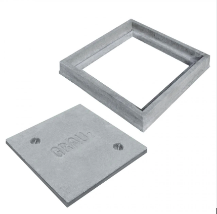 MARCO + TAPA  60X60 HORMIGON