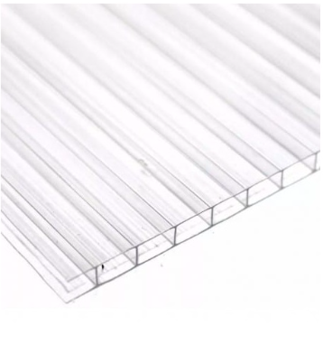 Z5/ POLICARBONATO ALVEOLAR LISO 1,05X2,9MTS TRANSPARENTE