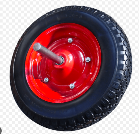 RUEDA CARRETILLA 350 OKB ROJA