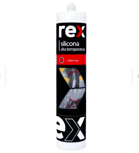 SILICONA ALTA TEMPERATURA ROJA REX 300ML