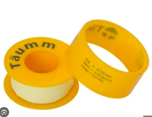 [TN3063] [TN3063] TEFLON AMARILLO 1/2 6MTS