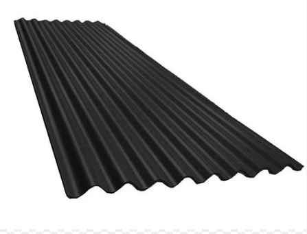 ZINC ACANALADO PREPINTADO NEGRO 0.35 X 3,66MTS