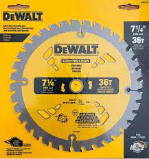 DISCO SIERRA DEWALT 7 1/4 36 DIENTES