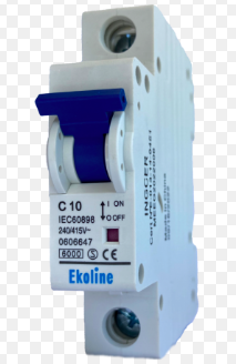 INTERRUPTOR AUTOMATICO 1X10A 6K CURVA C EKOLINE