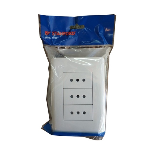 Z2/ MODULO 1918 ENCHUFE TRIPLE 2P +T 10A BLANCO
