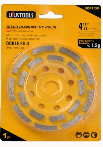 Z2/ DISCO DIAMANTADO DE PULIR UYUSTOOLS 4.1/2"