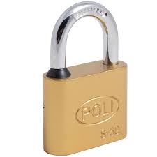 CANDADO POLI BRONCE 60 MM
