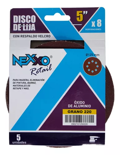 Z2/ LIJA VELCRO NEXXO 5" GRANO 220