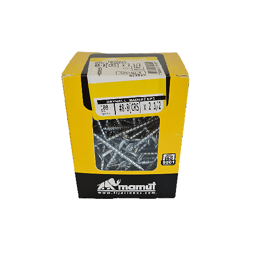 Z3/ TORNILLO  1 5/8"  ZINC MAMUT ROSCA MADERA 1000 UNIDADES 