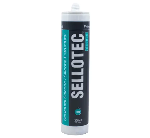 E1/ C2 SILICONA ESTRUCTURAL NEGRA SELLOTEC 300 ML 