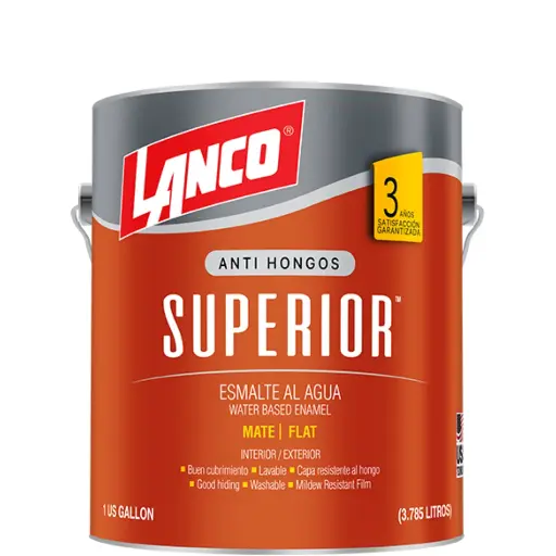 LANCO ESM. AGUA SUPERIOR BLANCO MATE GL