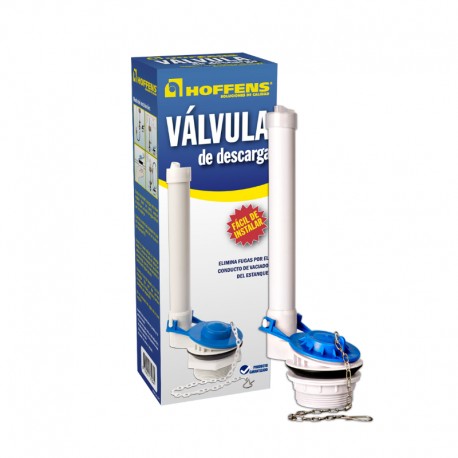 VALVULA DESCARGA ESTANQUE WC C/FLAPPER HOFFENS