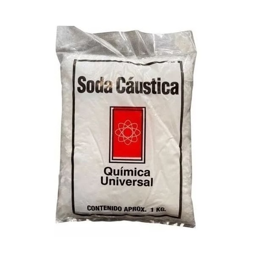 SODA CÁUSTICA 1KG QUIM.UNI