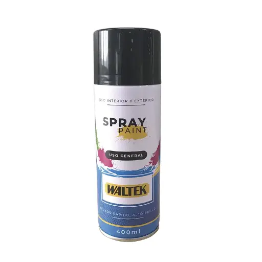 SPRAY NEGRO BRILLANTE 400 ML WALTEK
