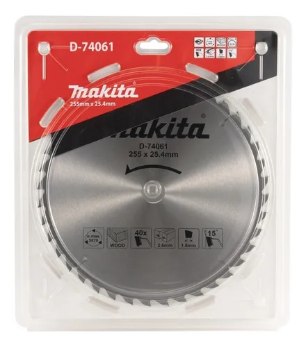 DISCO SIERRA INGLETEADORA MAKITA 10"